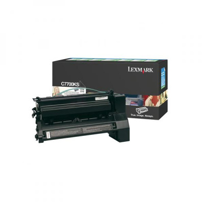 Originální toner Lexmark C7700ks, černý, 6000 stran