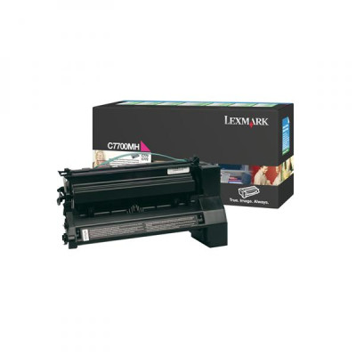 Originální toner Lexmark C7700MH, purpurový, 10000 stran