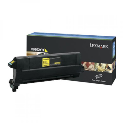 Originální toner Lexmark C9202YH, žlutý, 14000 stran