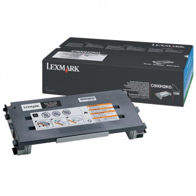 Originální toner Lexmark C500H2KG, černý, 5000 stran