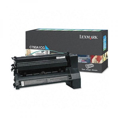 Originální toner Lexmark C780A1CG, azurový, 6000 stran