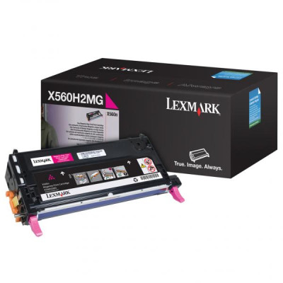 Originální toner Lexmark X560H2MG, purpurový, 10000 stran