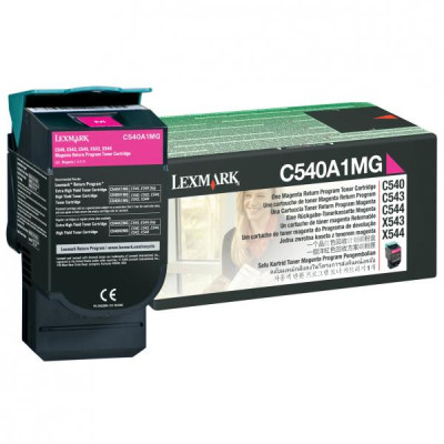 Originální toner Lexmark C540A1MG, purpurový, 1000 stran