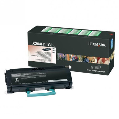 Originální toner Lexmark X264H11G, černý, 9000 stran