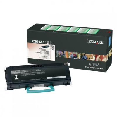 Originální toner Lexmark X264A11G, černý, 3500 stran