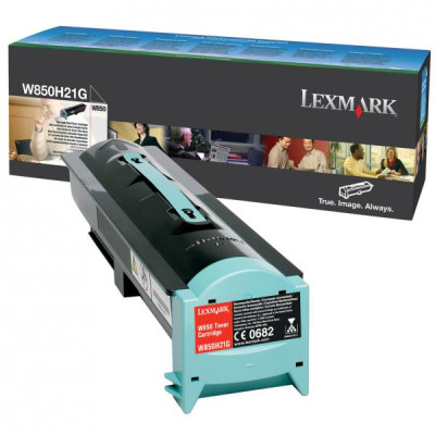 Originální toner Lexmark W850H21G, černý, 35000 stran