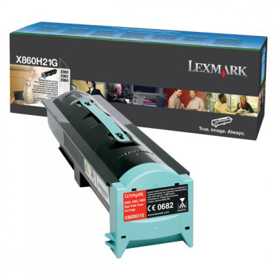 Originální toner Lexmark X860H21G, černý, 35000 stran