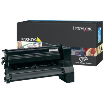 Originální toner Lexmark C780H2YG, žlutý, 10000 stran