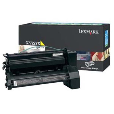 Originální toner Lexmark C7722YX, žlutý, 15000 stran