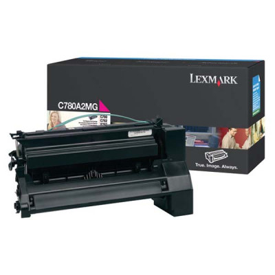 Originální toner Lexmark C780A2MG, purpurový, 6000 stran