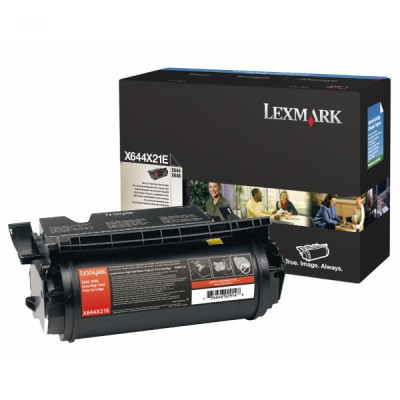 Originální toner Lexmark X644X21E, černý, 32000 stran