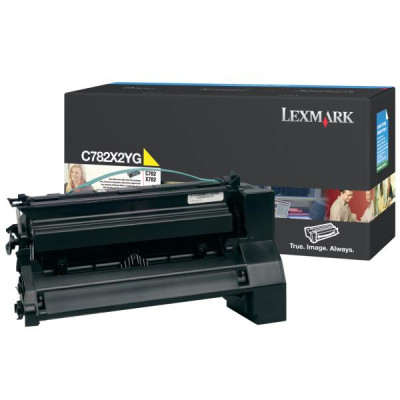 Originální toner Lexmark C782X2YG, žlutý, 15000 stran