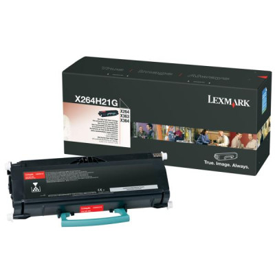 Originální toner Lexmark X264H21G, černý, 9000 stran