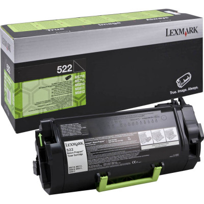 Originální toner Lexmark 52D2000 (52D200E), černý, 6000 stran