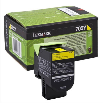 Originální toner Lexmark 70C20Y0 (70C20YE), žlutý, 1000 stran