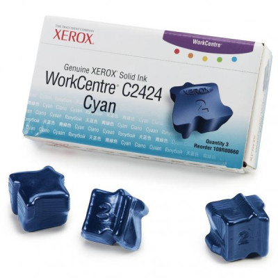 Originální inkoust Xerox 108R00660, azurový, 3400 stran, 3-pack