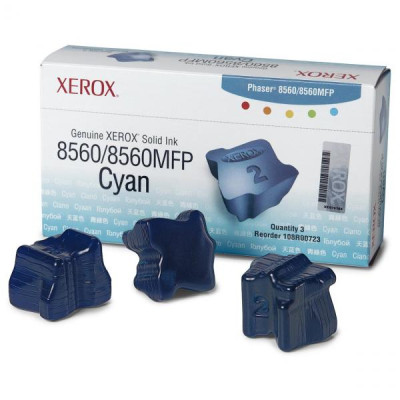 Originální toner Xerox 108R00764, azurový, 3000 stran, 3-pack