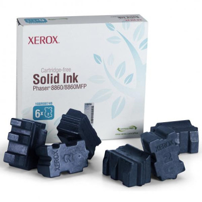 Originální toner Xerox 108R00817, azurový, 14000 stran, 6-pack