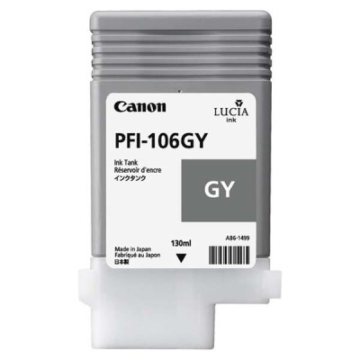 Originální inkoust Canon PFI-106Gy (6630B001), šedý, 130 ml