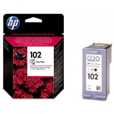 Originální inkoust HP C9360AE (102), photo šedý, 23 ml