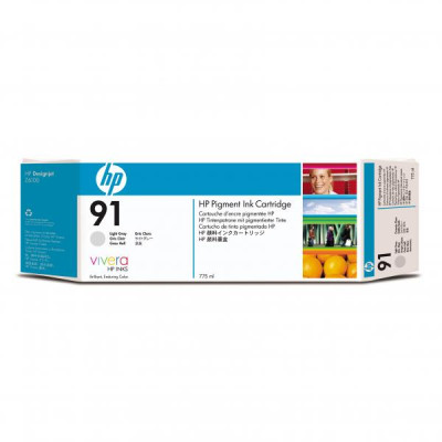 Originální inkoust HP C9466A (91), světle šedý, 775 ml