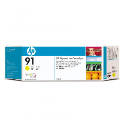 Originální inkoust HP C9469A (91), žlutý, 775 ml