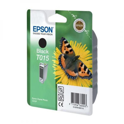 Originální inkoust Epson T015 (C13T015401), černý, 350 stran (15 ml)