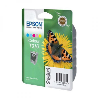 Originální inkoust Epson T016 (C13T016401), barevný, 253 stran (66 ml)