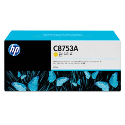 Originální inkoust HP C8753A, žlutý, 775 ml