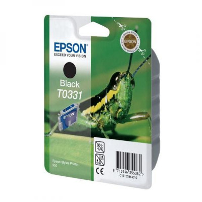 Originální inkoust Epson T0331 (C13T033140), černý, 620 stran (17 ml)