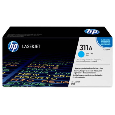 Originální toner HP Q2681A (311A), azurový, 6000 stran