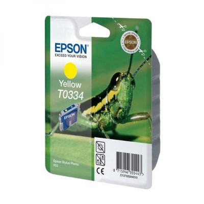 Originální inkoust Epson T0334 (C13T033440), žlutý, 440 stran (17 ml)