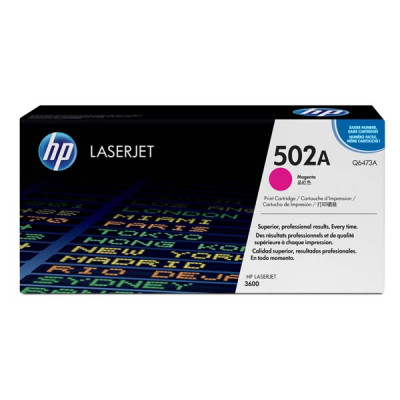 Originální toner HP Q6473A (502A), purpurový, 4000 stran