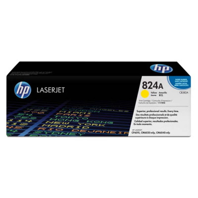 Originální toner HP CB382A (824A), žlutý, 21000 stran