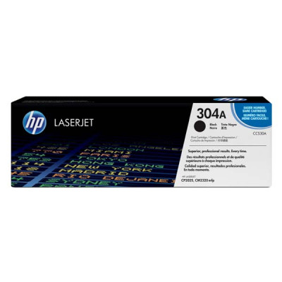 Originální toner HP CC530A (304A), černý, 3500 stran