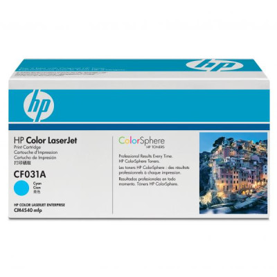 Originální toner HP CF031A (646A), azurový, 12500 stran