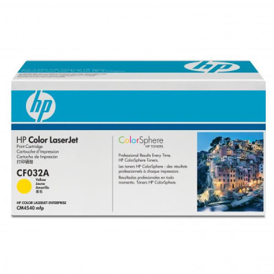 Originální toner HP CF032A (646A), žlutý, 12500 stran