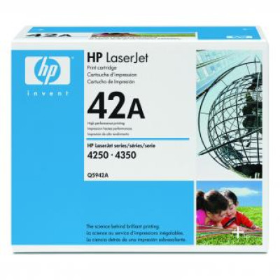 Originální toner HP Q5942A (42A), černý, 10000 stran