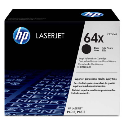 Originální toner HP CC364X (64X), černý, 24000 stran