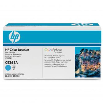 Originální toner HP CE261A (648A), azurový, 11000 stran