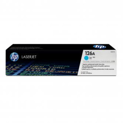 Originální toner HP CE311A (126A), azurový, 1000 stran