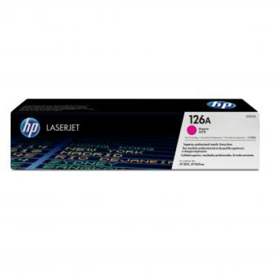 Originální toner HP CE313A (126A), purpurový, 1000 stran