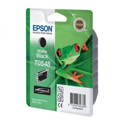 Originální inkoust Epson T0548 (C13T054840), matně černý, 550 stran (13 ml)