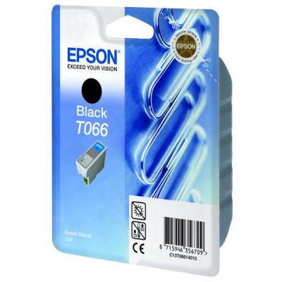 Originální inkoust Epson T0661 (C13T066140), černý, 220 stran (10 ml)