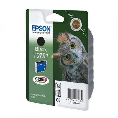 Originální inkoust Epson T0791 (C13T079140), černý, 11,1 ml