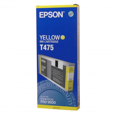 Originální inkoust Epson T475 (C13T475011), žlutý, 220 ml