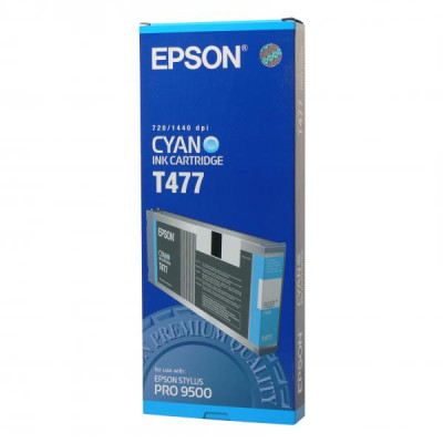 Originální inkoust Epson T477 (C13T477011), azurový, 220 ml