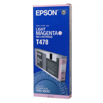 Originální inkoust Epson T478 (C13T478011), světle purpurový, 220 ml