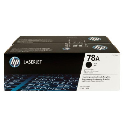 Originální toner HP CE278AD (78A), černý, 2 × 2100 stran, 2-pack