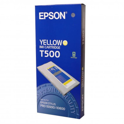 Originální inkoust Epson T500 (C13T500011), žlutý, 500 ml